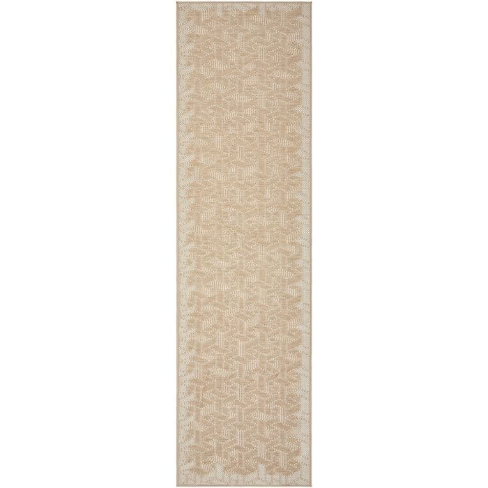 The Rug Connection Alfresco Kudo Light Beige 300x80cm - Medium Runner Pet Friendly Washable Outdoor Rug