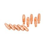 Bossweld 0.8mm Binzel Style M6 Heavy Duty Contact Tip - 10 Pack