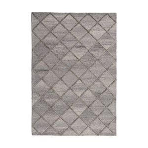 Colorscope shimmer diamonds contemporary indoor rug charcoal 250x350cm