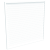 ProtectorAl 1001-2000W X 1001-2000H Pearl White Aluminium Welded Slat Panel Horizontal 18mm Gap