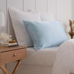 Royal Comfort Pure Silk Pillowcase 100% Mulberry Hypoallergenic Standard Soft Blue