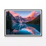 Lake, Trees & Mountains  Print 100% Australian Made 90x60cm  (Poster)