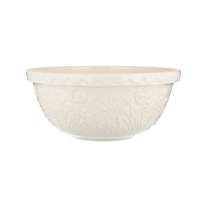 Mason Cash  The Meadow Mixing Bowl - Cream Rose - 29cm/4l
