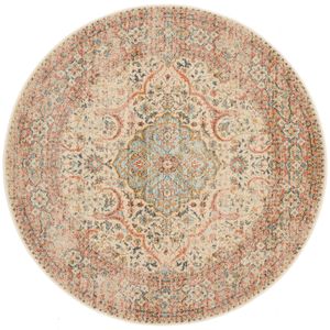 Heritage 861 Papyrus 240x240cm Round - Large Pet Friendly Power Loomed Rug