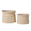 Amalfi Linear Baskets Set Of 2 Natural