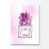 Purple Shaded Perfume and Flowers   Print 100% Australian Made 50 x 75cm  (Stretched)