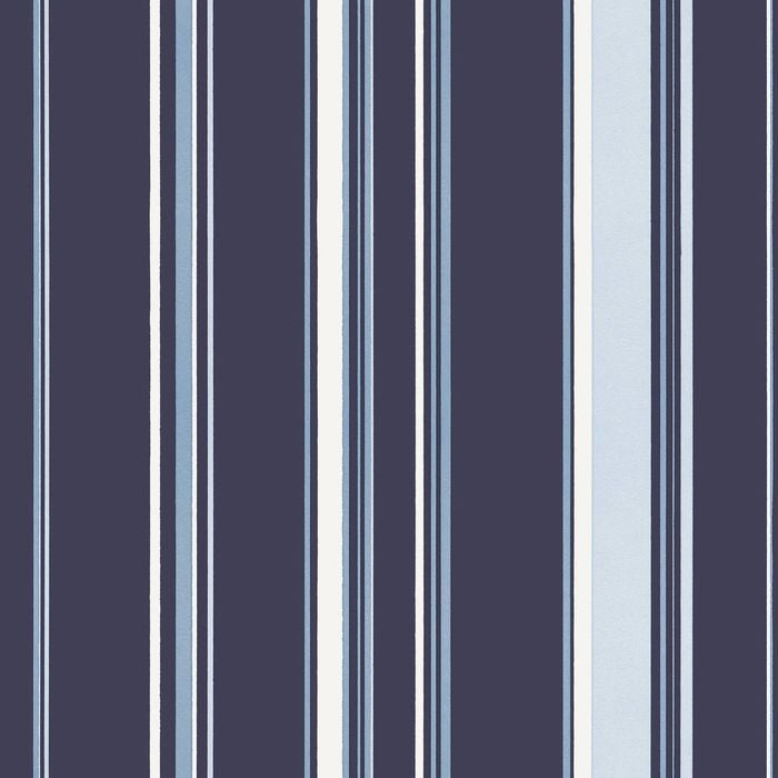 Casual Blue Stripe Wallpaper G68056,10m x 53cm