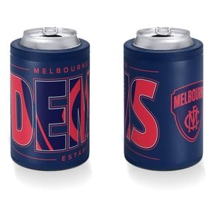 Melbourne Demons AFL Insulated Stainless Steel Can Cooler With Twist Top Lid