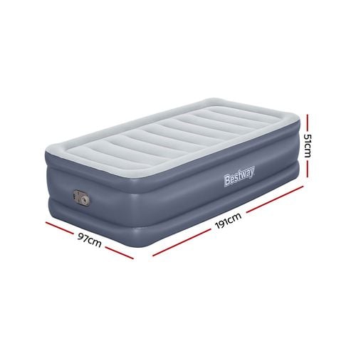 Bestway Air Mattress Bed Single Size 51cm Inflatable Camping Beds Bunnings Australia