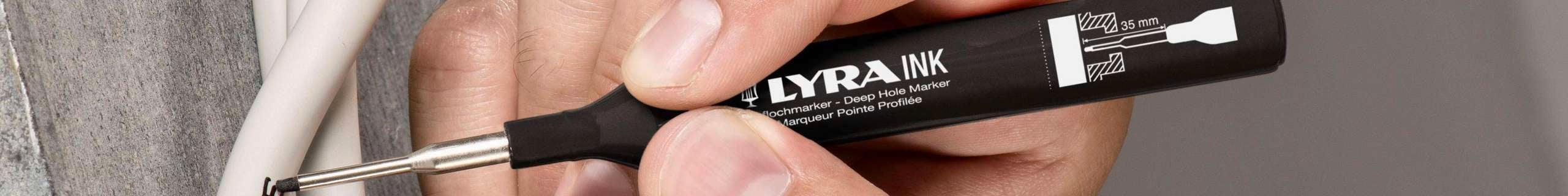 Marker for construction by Lyra