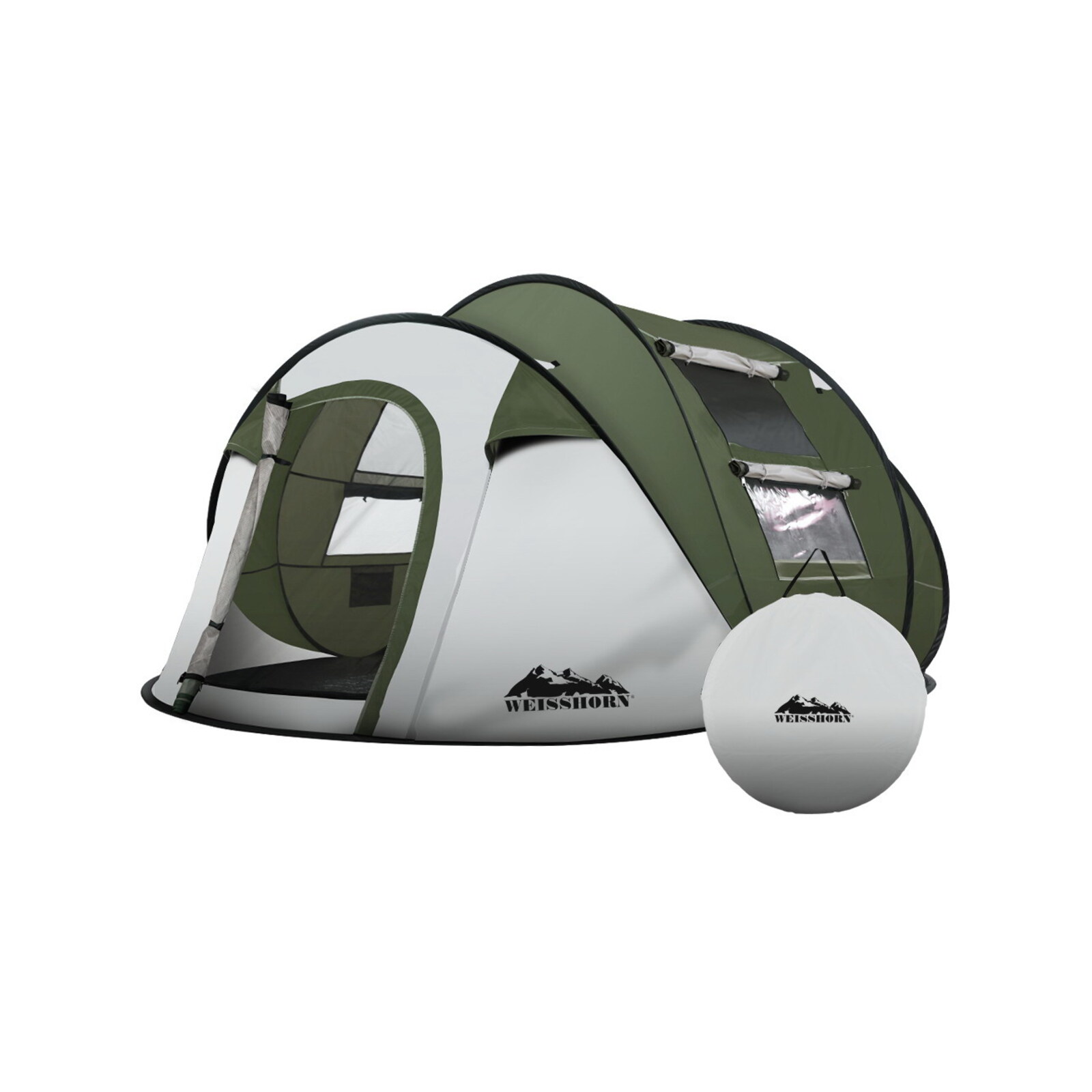 Weisshorn Instant Up Camping Tent 4 5 Person Pop up Dome Bunnings Australia