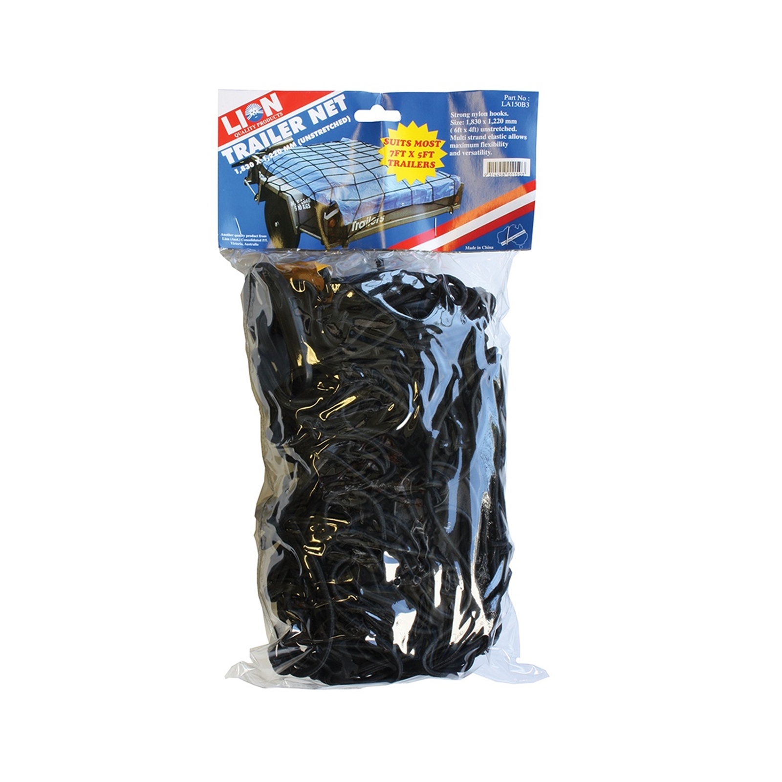 Lion Trailer Net With Hooks