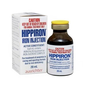 Hippiron Iron Deficiency Anaemia Treatment For Horses 20ml