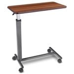 Altus Overbed Table Gas Lift Mechanism Steel Frame Laminate Top