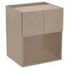 Kaboodle 600mm Raw Board Modern Microwave Wall Cabinet - Raw Board