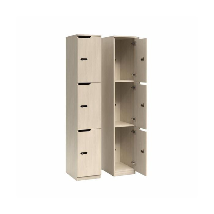 Olg Knox Locker Three Door Nordic Maple W305mm X D455mm X H1805mm