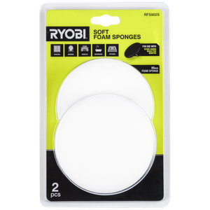 Ryobi 90mm 2-piece Soft Foam Sponge Set