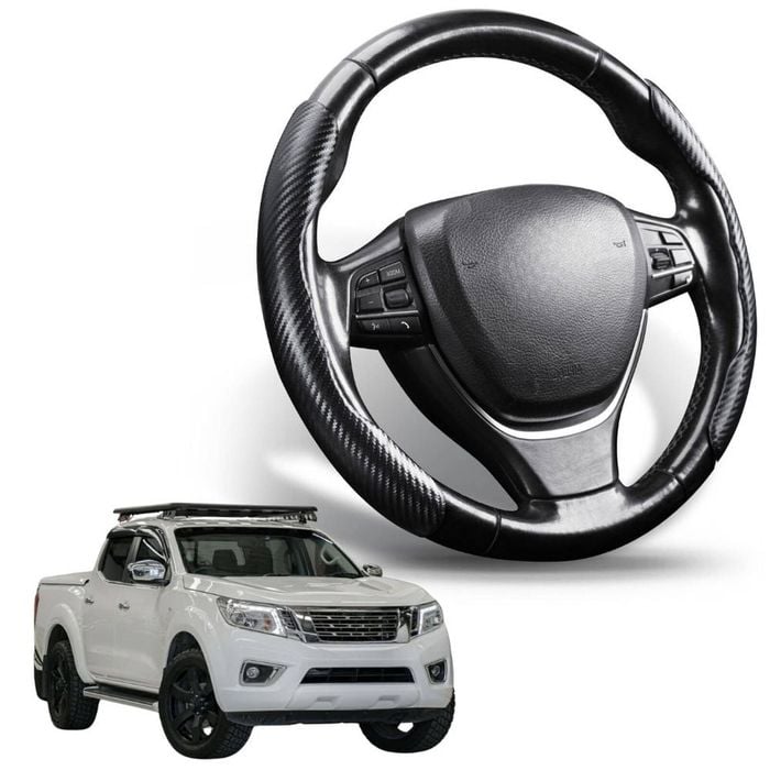 Segmented Steering Wheel Cover for Nissan Navara Dual Cab 2015 - Current (NP300/D23 STX without rear cupholder)