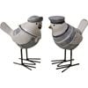 2pc LVD Beach Birds Decorative Sculpture Tabletop Home/Lounge Decor 11x11.5cm