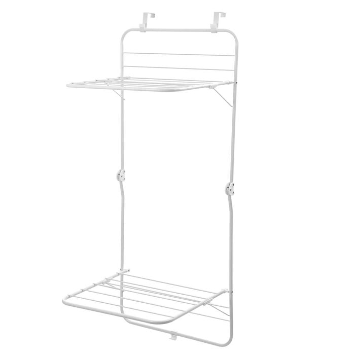 Boxsweden 50 x 41 x 120cm 2 Tier Over Door Clothes Airer