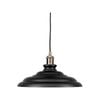 Brilliant Orson 35cm Matt Black DIY Classic Industrial Style Pendant Light