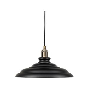 Brilliant Orson 35cm Matt Black DIY Classic Industrial Style Pendant Light
