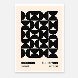 Galrie Bauhaus 1923 Exhibition Poster-Stunning Geometric Abstract Art Modern Print Decor, Poster Only, A1 60x 84cm (23 x 33inch)