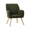 Oikiture Armchair Lounge Sofa Chair Sherpa Accent Chairs Armchairs Couches Green