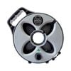 Compact Lead Storage Reel Cable Carrier holds up to 20m 15A Power Cord Flat Out
