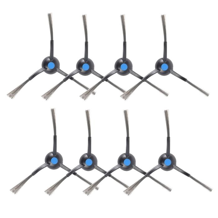 Hygieia Side Brushes for ECOVACS DEEBOT T30, T30S, N20 & N30 Series Robots– 8 Pack