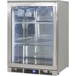 Rhino Stainless Glass Door Bar Fridge - (Left Hinged) - ENV1L-SS