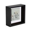 Nicola Spring 6 X 6 3d Shadow Deep Box Photo Frame - Craft Display Picture Frame With 4 X 4 Mount