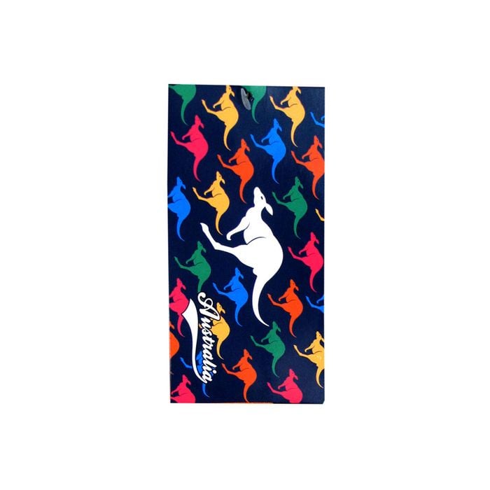 Jumping Kangaroos Printed Microfiber Beach Towel 75 x 152 cm