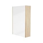 Cibo 600mm Coast Veneer Tonic Mirrored Shaving Cabinet