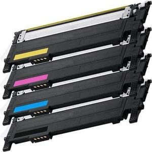 4x Toner Cartridges For Samsung Clt-406s For Clp-360 Clp-365w Clx-3300 Clx-3305fw