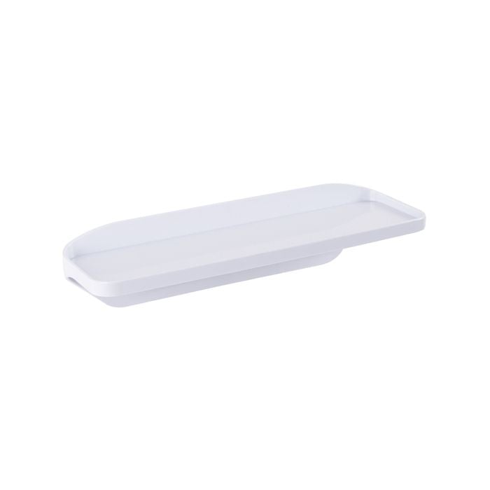 Naleon White Suction Works Self Adhesive Shelf
