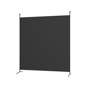 Costway 1 Panel Room Divider Partition Stand Privacy Screen Wall Home Office Black