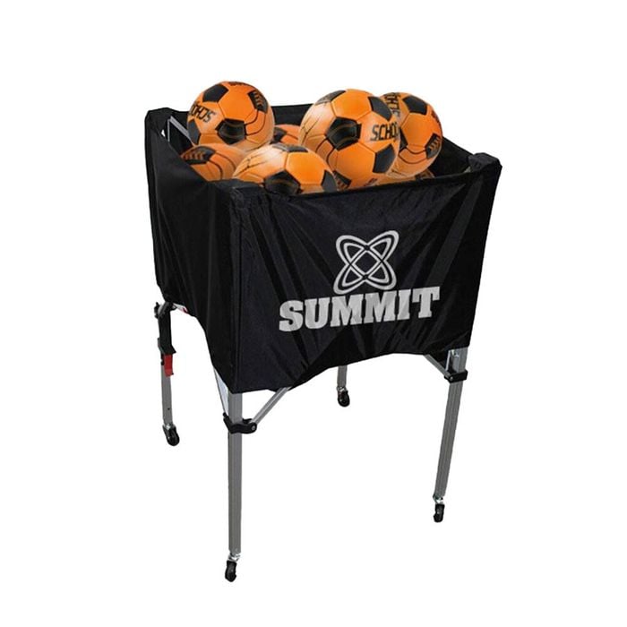 Summit Global Collapsible Ball Carry Cart w/ Wheels - Black