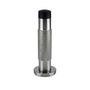 Adoored 85mm Satin Chrome Knurled Monument Door Stop
