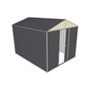 Build-a-Shed 2.3 x 3.0 x 2.3m Front Gable Single Sliding Door Shed - Grey