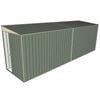 Build-a-Shed 1.5 x 6 x 2m Sliding Door Tunnel Shed Without Side Doors - Green
