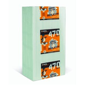 Expol 1200 x 470 x 60mm R1.4 White Underfloor Insulation
