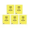 5pk Spirax 593 Quatro Spiral Bound Writing Notebook 120 Pages 252x200mm