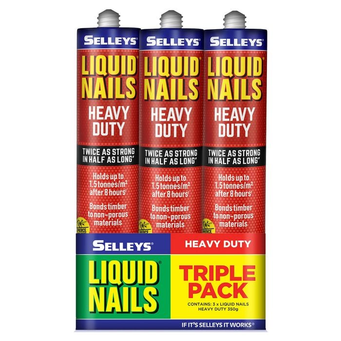 Selleys 350g Heavy Duty Construction Adhesive - 3 Pack