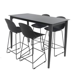 Palma 5pc Bar Setting - Black