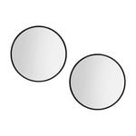 Embellir 60cm Round Wall Mirror Set of 2