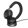 Jabra Evolve2 75 Usb-c Link380a Uc Stereo Stand Black, 8-mic Technology, 36 Hours Battery & Fast Charge, Dual-foam Tech