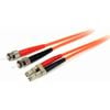 Startech.com 3m Fiber Optic Cable - Multimode Duplex 62.5/125 Lszh Fiber Jumper Cord - Lc/st - Cable For Network Device