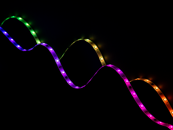 5m smart LED strip light with sound sync.