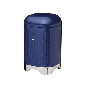 Kitchen Craft Lovello Retro Carbon Steel Tea Canister 19cm Midnight Navy
